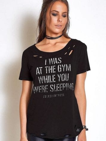 COLCCI FITNESS T-Shirt 345700036 “I Was at the GYM ” BK