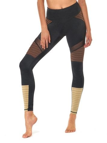 L’URV Leggings SHAKE YOUR BOOTY Leggings Sexy Workout Tights BK Choco Gold
