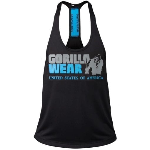 Gorilla Wear Nashville Tank Top - Black/Light Blue