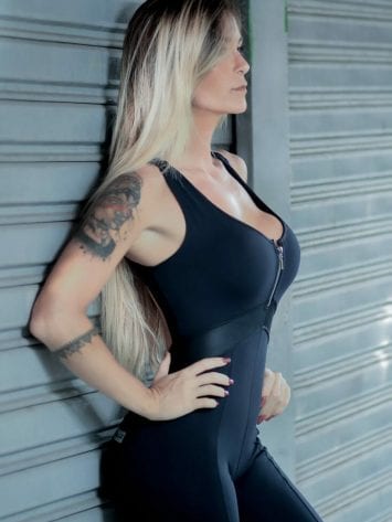 DYNAMITE Jumpsuit One-Piece ML2092 Fitness Stary Nights – Black