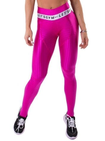 Let’s Gym Fitness Ikate Muse Leggings – Pink