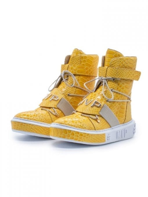 MVP Fitness Tennis Limited Edition Sneakers - Yellow Snake