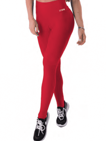 Let’s Gym Fitness Energetic Push Up Leggings – Red