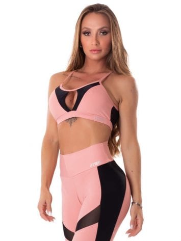 Lets Gym Fitness Delicate Sports Bra Top – Rose